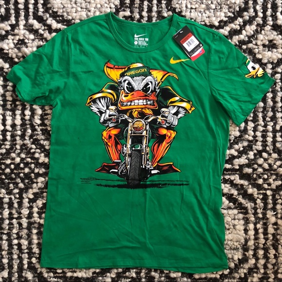 Nike Other - NWT Nike Oregon Ducks green motorcycle tee size L